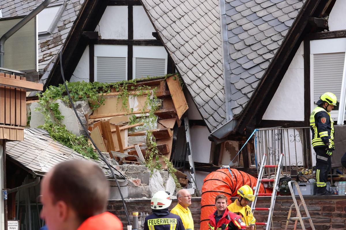 El derrumbe de un hotel en Alemania mata a dos personas