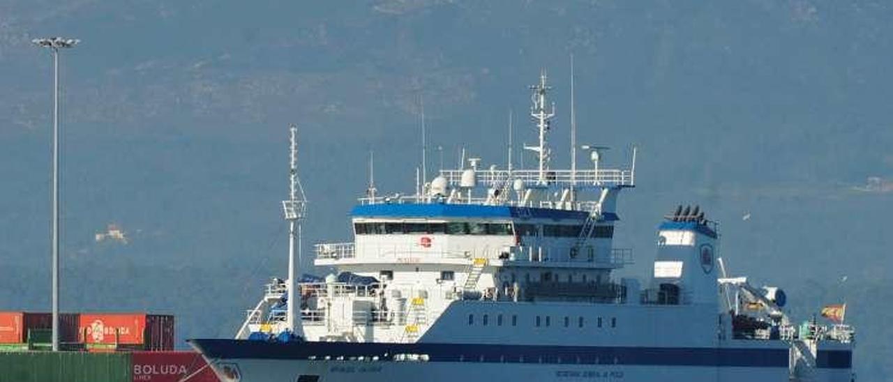 El buque oceanográfico Miguel Moliner. // Iñaki Abella