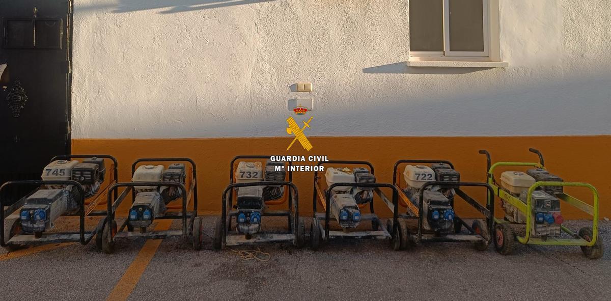 Generadores recuperados.