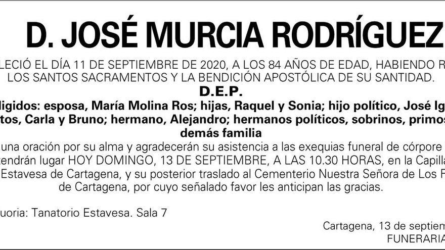 D. José Murcia Rodríguez