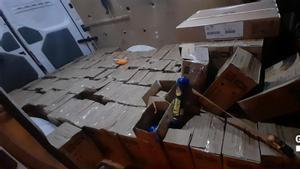 Gas de la risa requisado por la Guardia Urbana de Barcelona