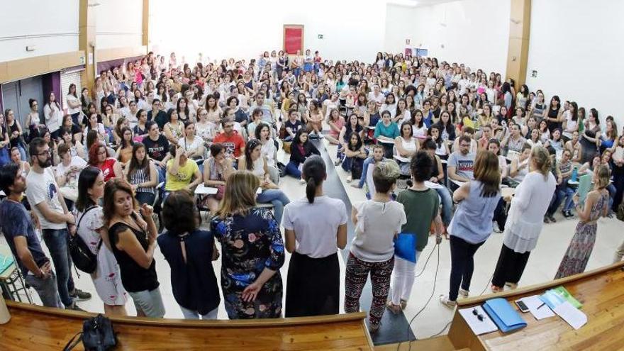 Examen de oposiciones de Educación de la Xunta.