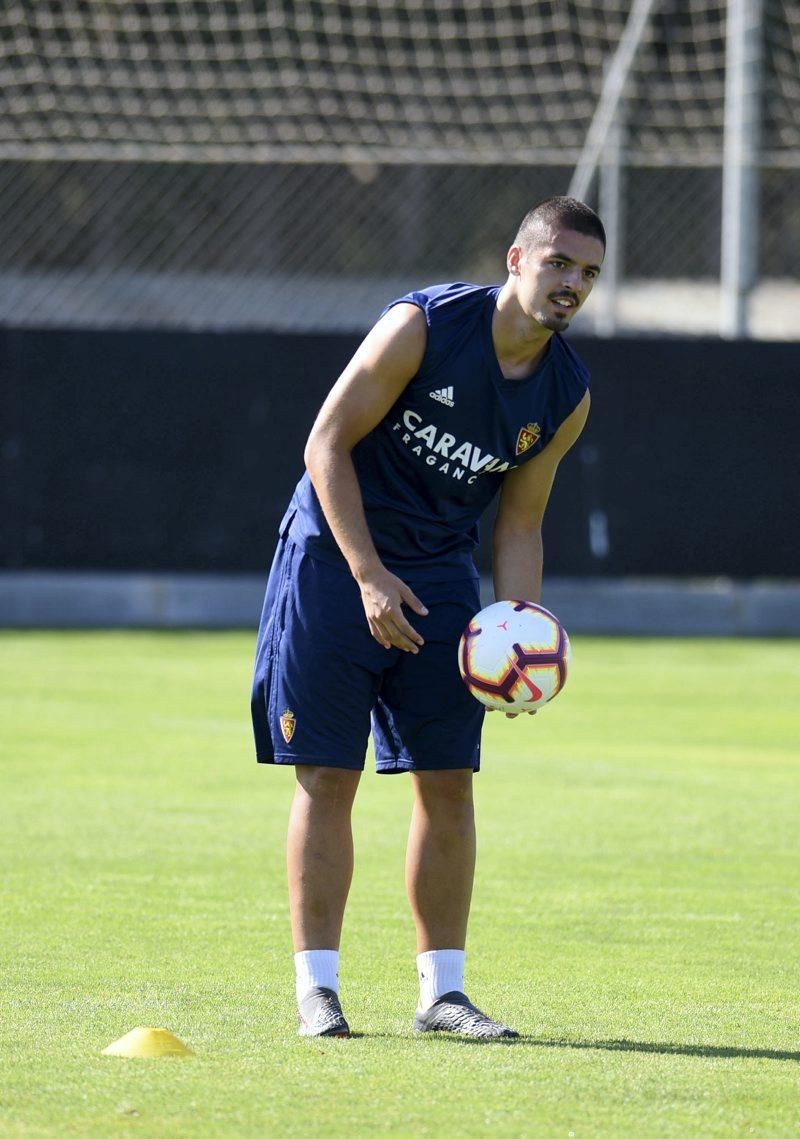 Entrenamiento del Real Zaragoza en la Ciudad Deportiva