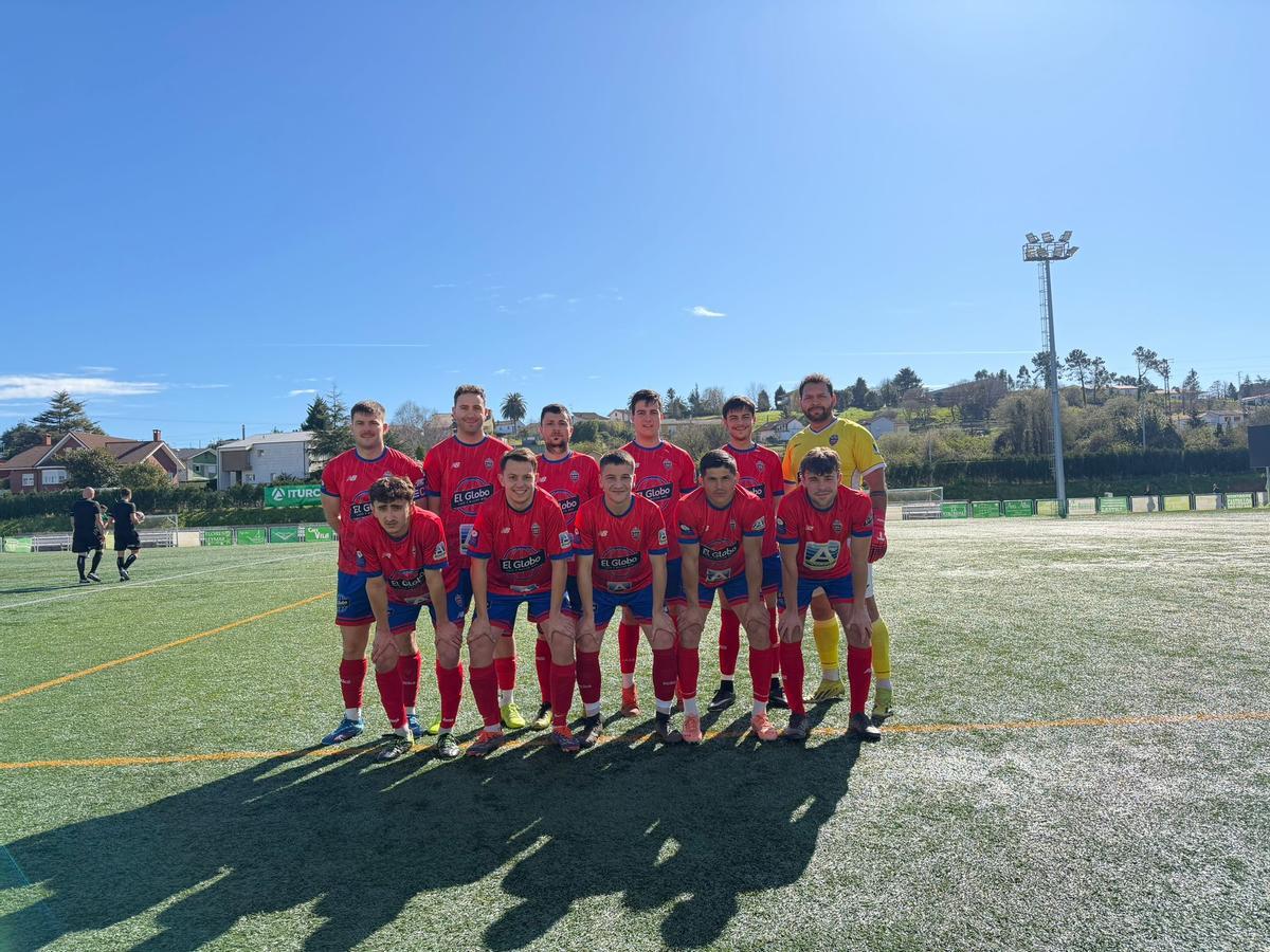 Los del Salas posando en el último partido.