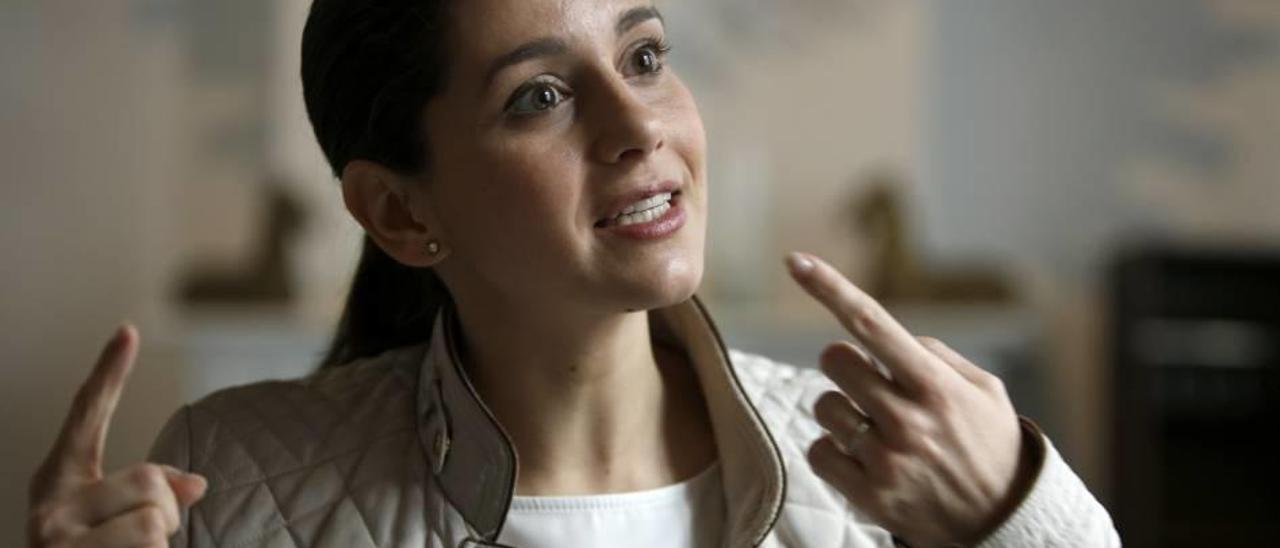 Inés Arrimadas, durante la entrevista con este diario ayer en un hotel del casco antiguo de Palma.