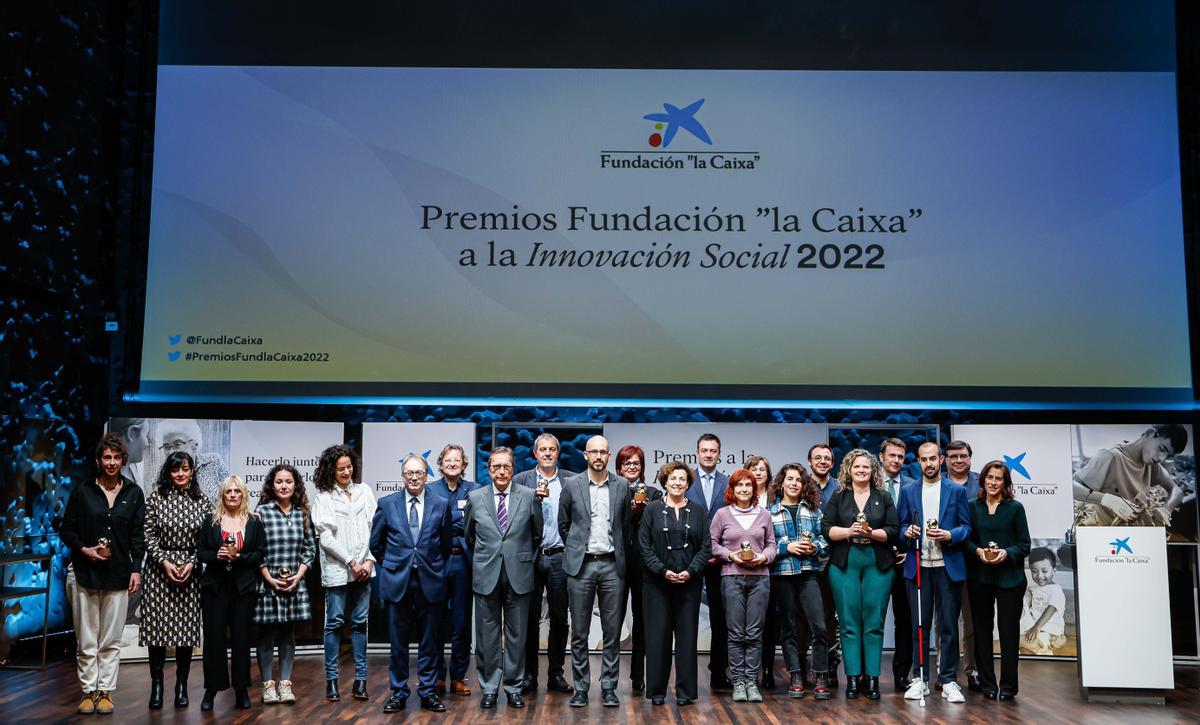 Los ganadores de Premios Fundación la Caixa a la Innovación Social 2022 han recogido sus premios en CaixaForum Madrid