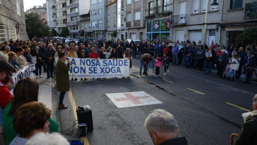 Moaña amenaza con endurecer las protestas si el Sergas no fija esta semana el regreso de las urgencias