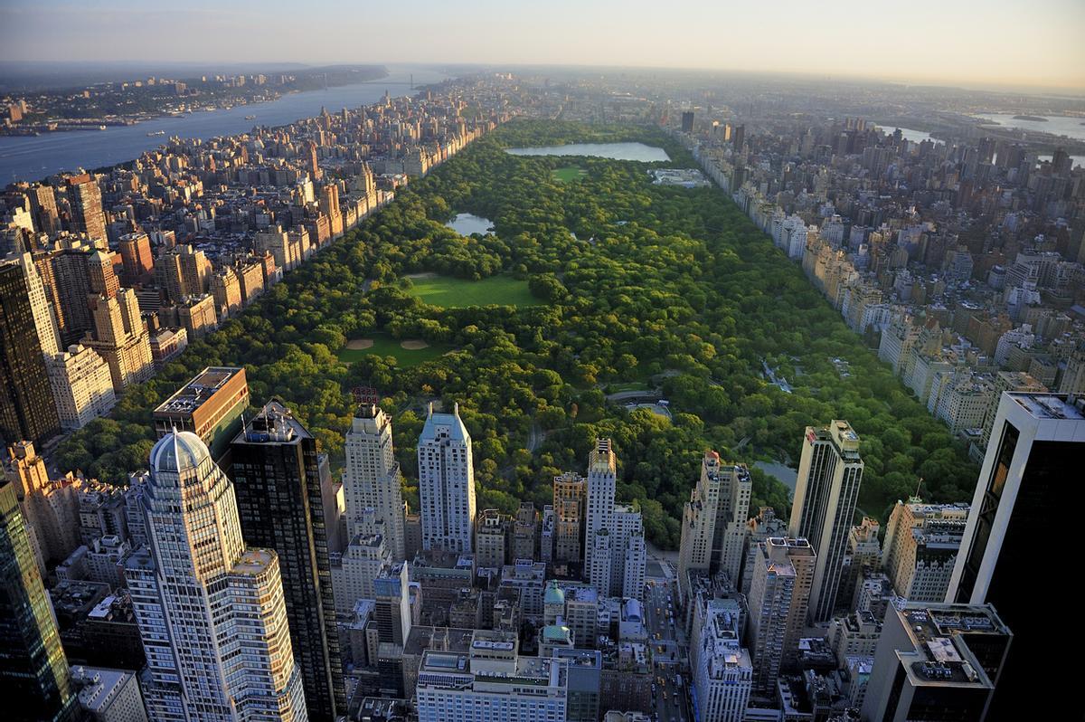 Central Park, el gran pulmón verde de Manhattan, en Nueva York.