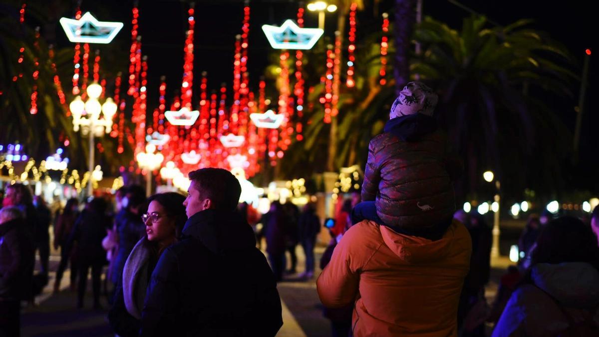 Ambiente prenavideño en Barcelona