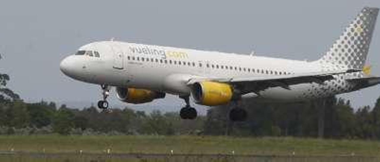 Un avión de Vueling.