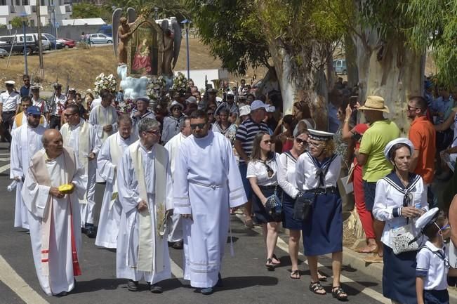 Procesión de las Nieves desde el puerto hasta ...