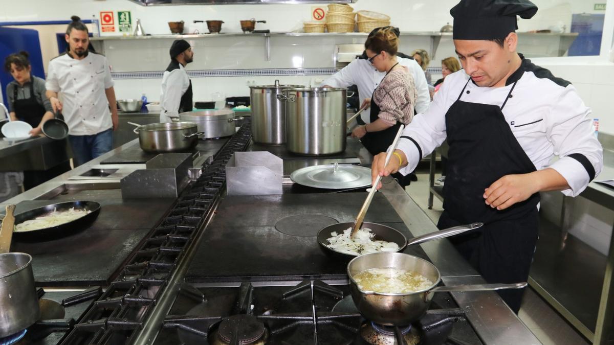 Una formación de cocina en Blancadona