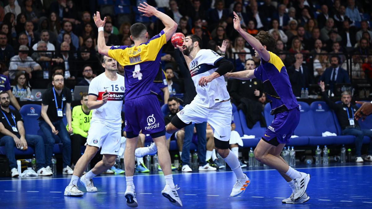 Niko Karabatic, en la final copera contra el Nantes