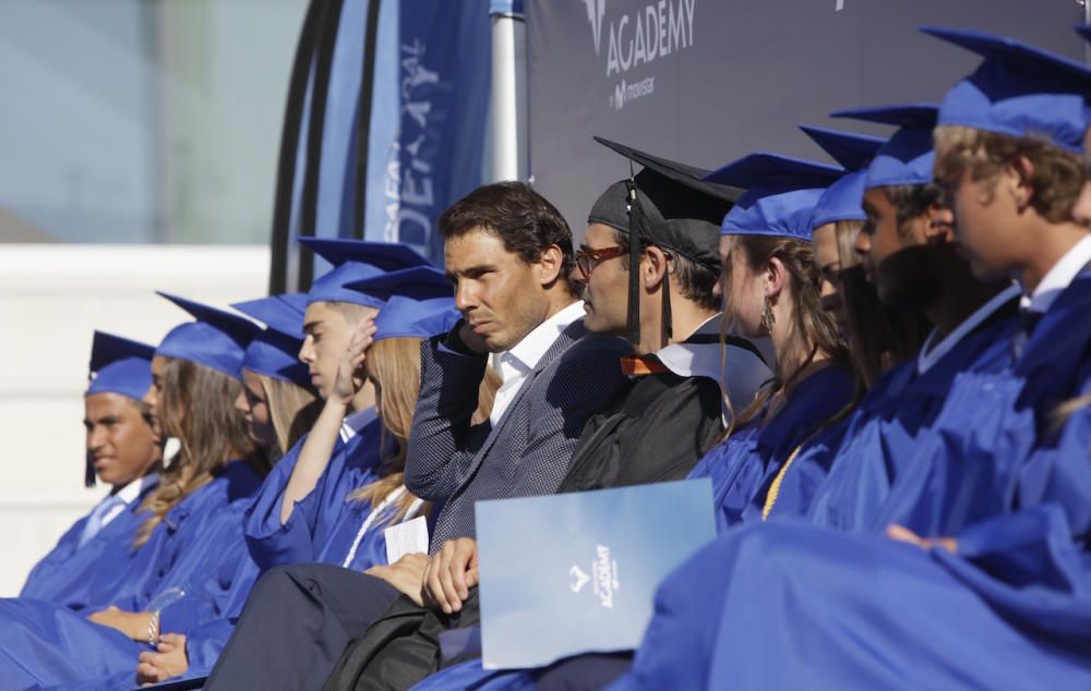 Ceremonia de graduación en la Rafa Nadal Academy