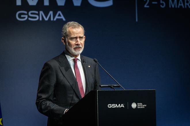 Inauguración del Mobile World Congress, en Barcelona