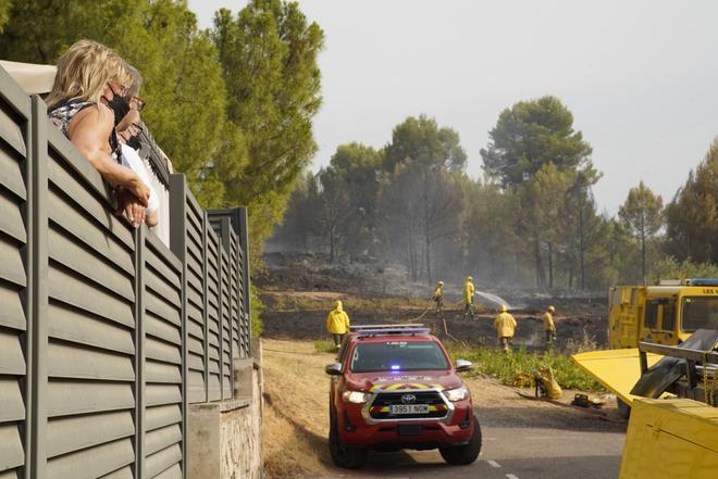 L'incendi d'Artés, en imatges
