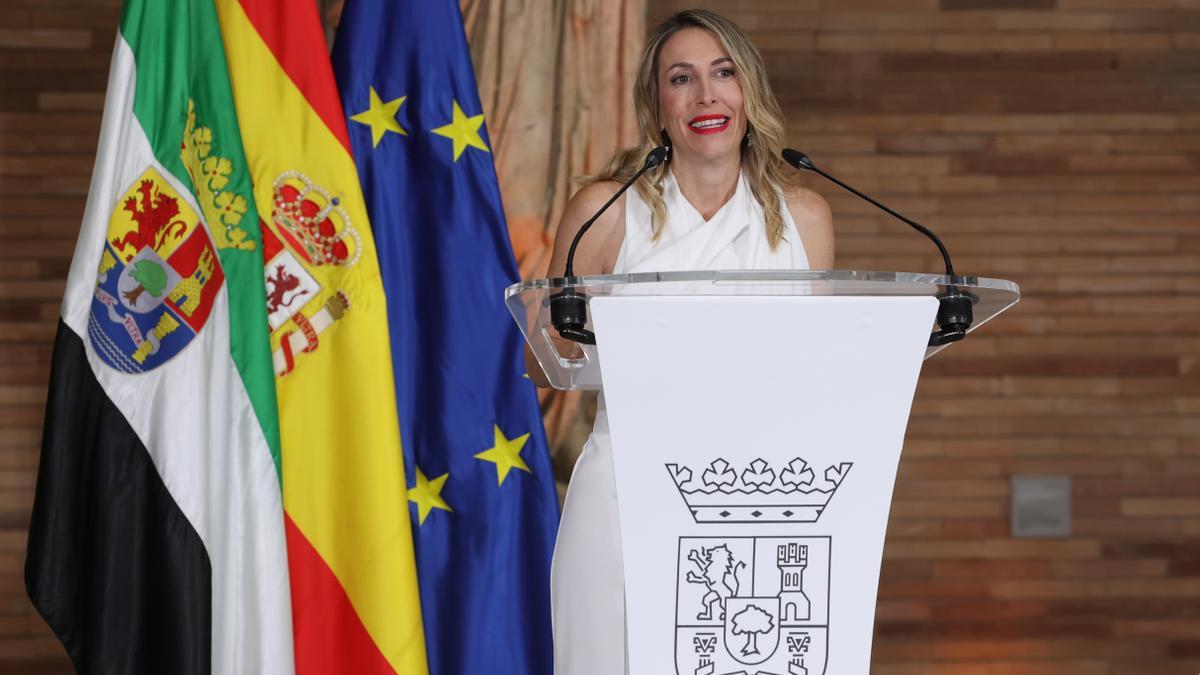 María Guardiola, presidenta de Extremadura