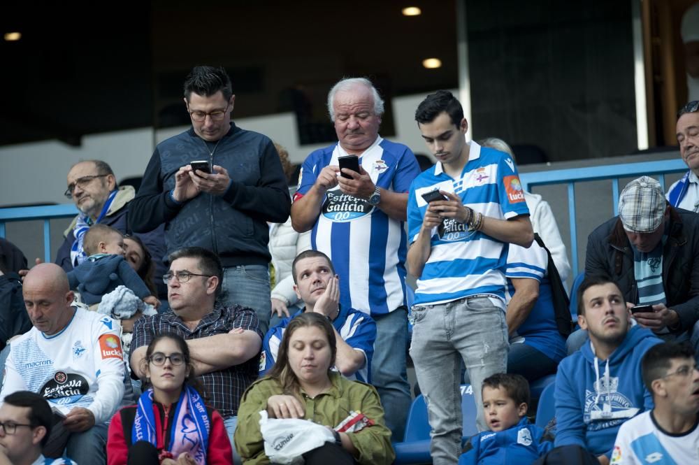 La afición en el Dépor-Almería