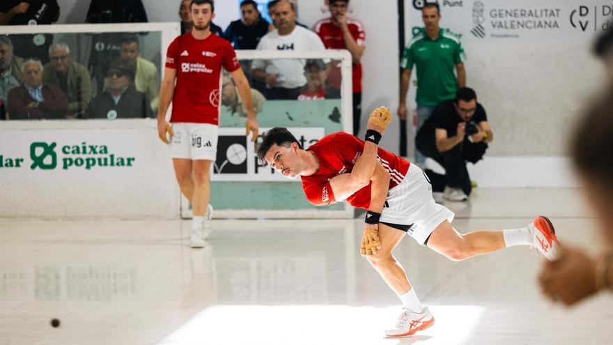 Montaner i Seve, parella campiona de la Copa, juguen en contra este dilluns a Xeraco