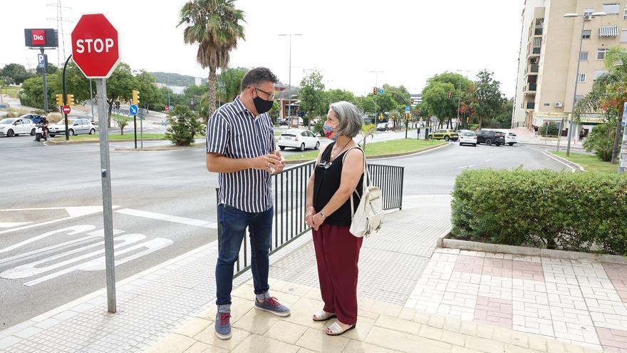 PSOE exige al Ayuntamiento de Málaga medidas de calmado de tráfico.