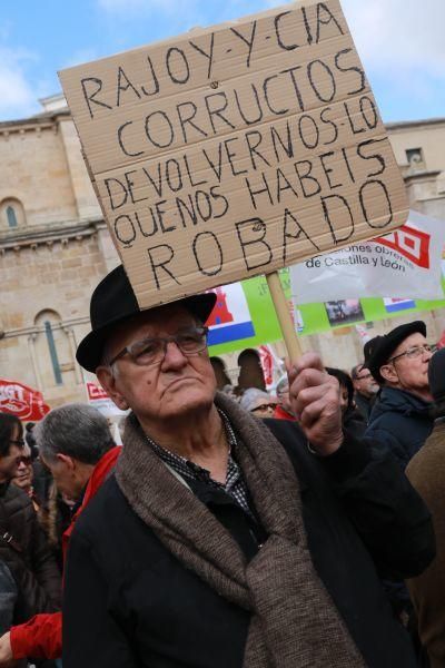 Manifestación por las pensiones en Zamora