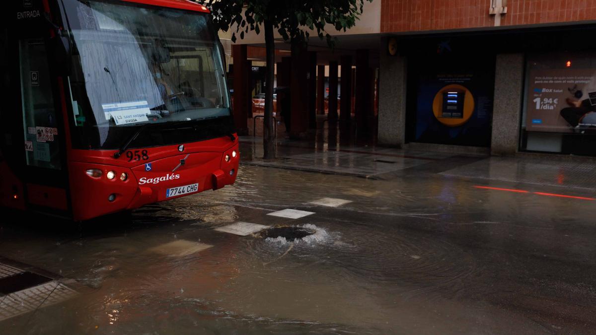 Las mejores fotos de la tormenta en Ibiza