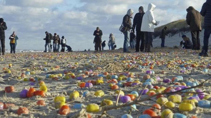 Una isla alemana se despierta llena de las sorpresas de unos huevos de chocolate