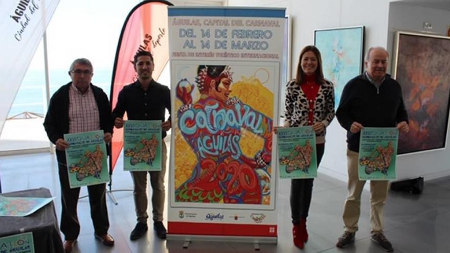 Diego Calvo, Cristóbal Casado, Maria Carme Moreno y Salvador Palacón, en la presentación.