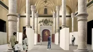 La reforma de la Lonja recuperará la entrada original por Don Jaime y 'desnudará' el interior del edificio