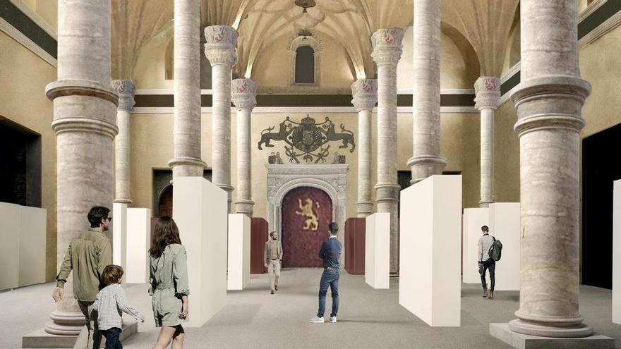 El Ayuntamiento de Zaragoza defiende su intervención en la Lonja: &quot;Nunca se va a volver al monumento tal como fue porque ya no existe&quot;