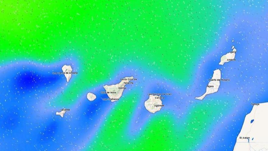 AEMET activa el aviso amarillo en Canarias por calima y fuertes rachas de viento