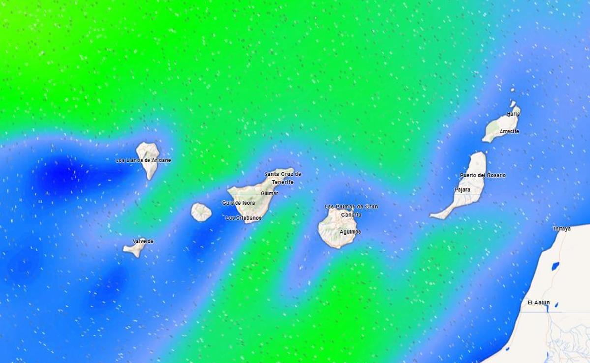 Mapa del tiempo.