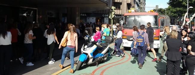 Cortocircuito en El Corte Ingles de Mesa y López