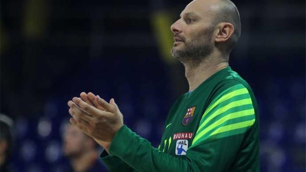 El portero del Barça de balonmano Lassa Daniel Saric