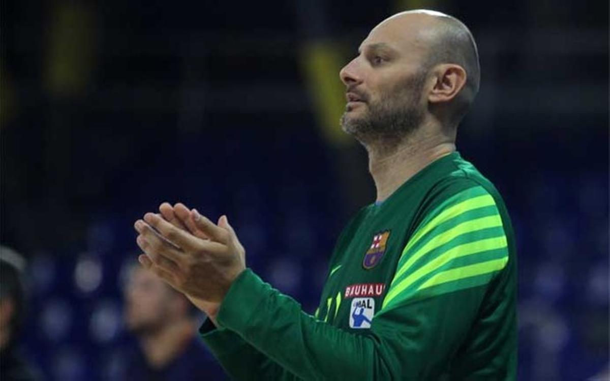 El portero del Barça de balonmano Lassa Daniel Saric