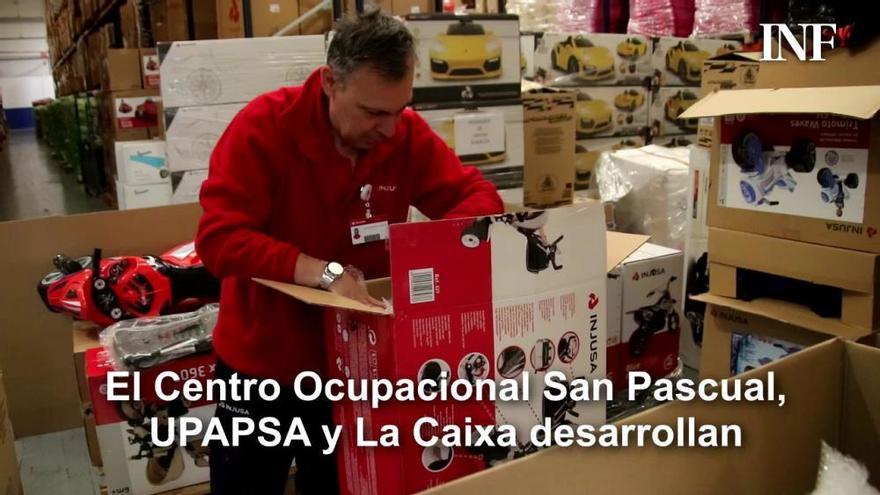 El Centro Ocupacional San Pascual, UPAPSA y La Caixa desarrollan un programa de inserción laboral para personas con discapacidad intelectual en Ibi
