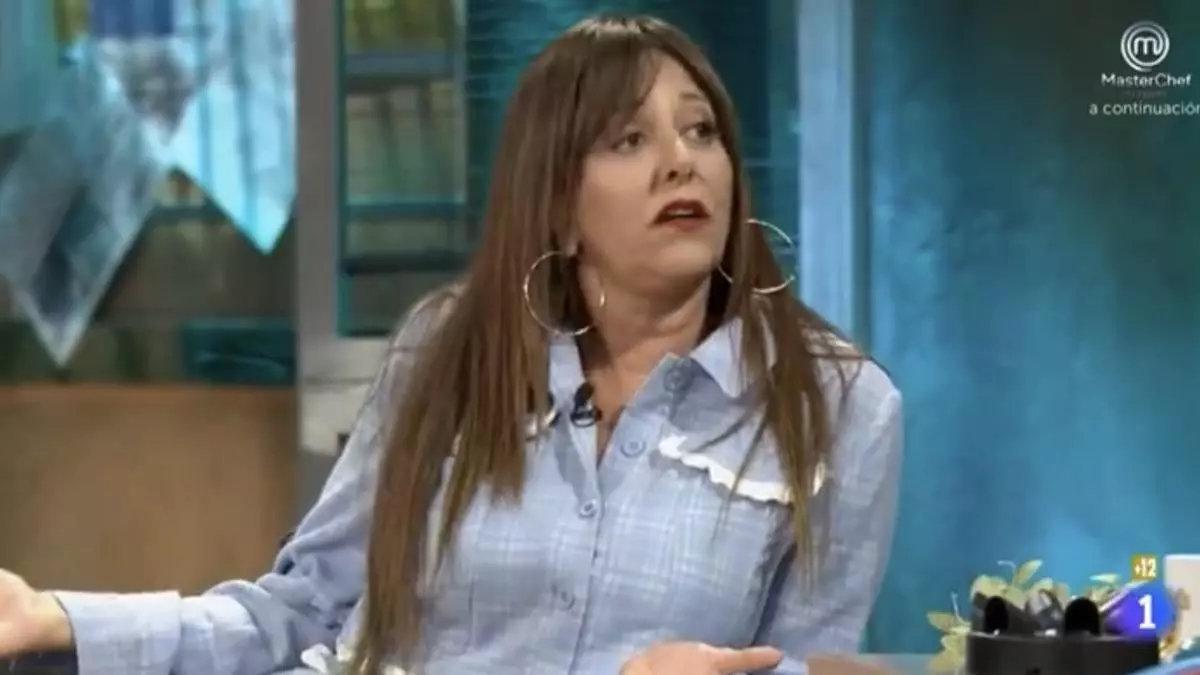 Yolanda Ramos, con Broncano en 'La revuelta'.