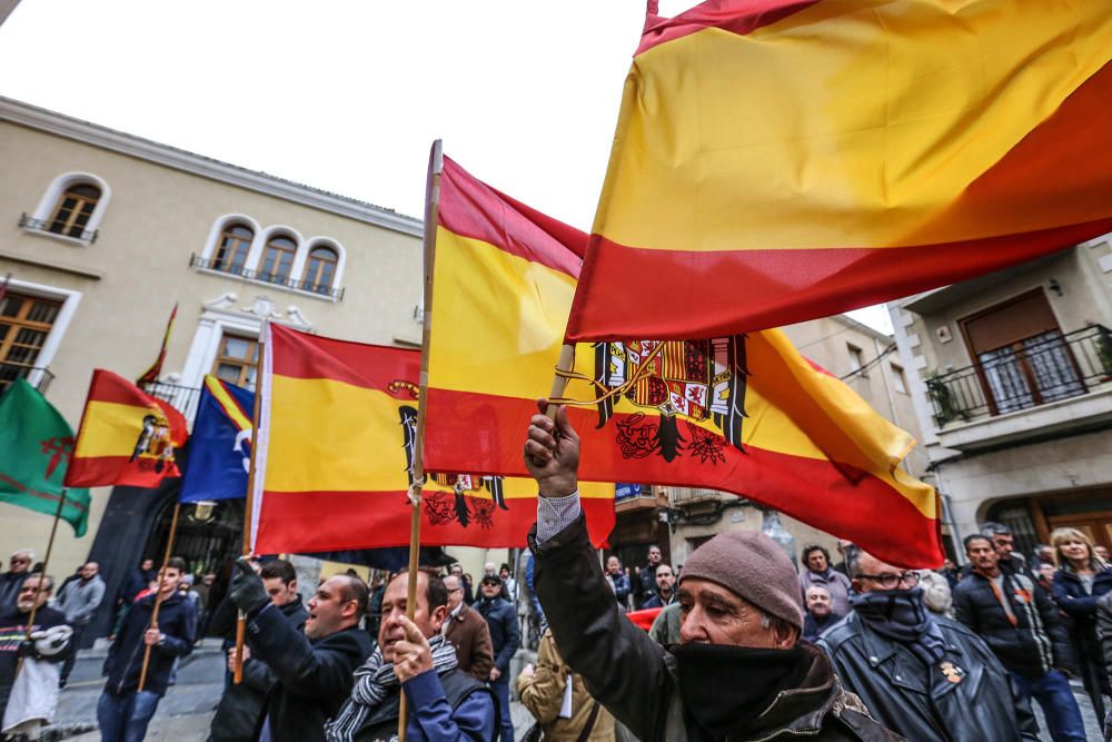 La Falange, en la manifestación en Callosa