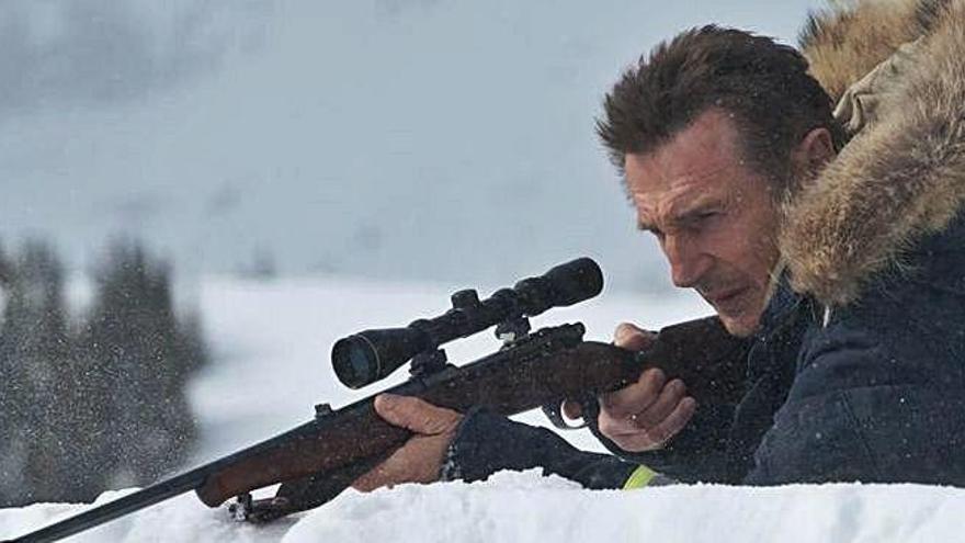 El actor Liam Neeson en &#039;Venganza bajo cero&#039;. // R@dar