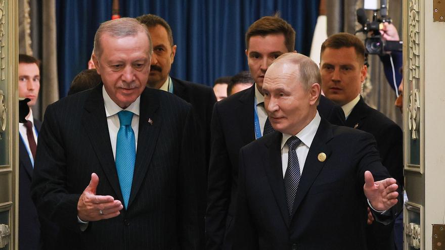 Erdogan se ofrece de nuevo a Putin como mediador para forjar un acuerdo de paz con Ucrania