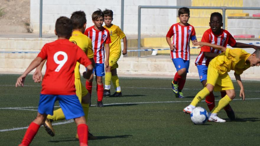 Imagen del partido entre Alboraya y Atlético de Madrid.