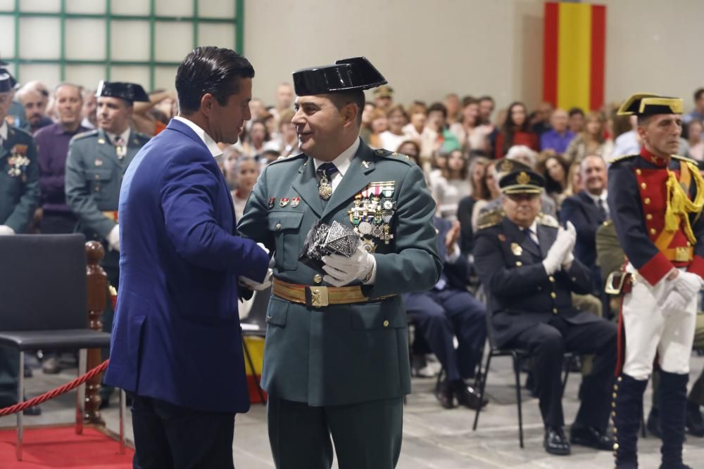 Festividad del Pilar celebrada por la Comandancia de la Guardia Civil de Gijón