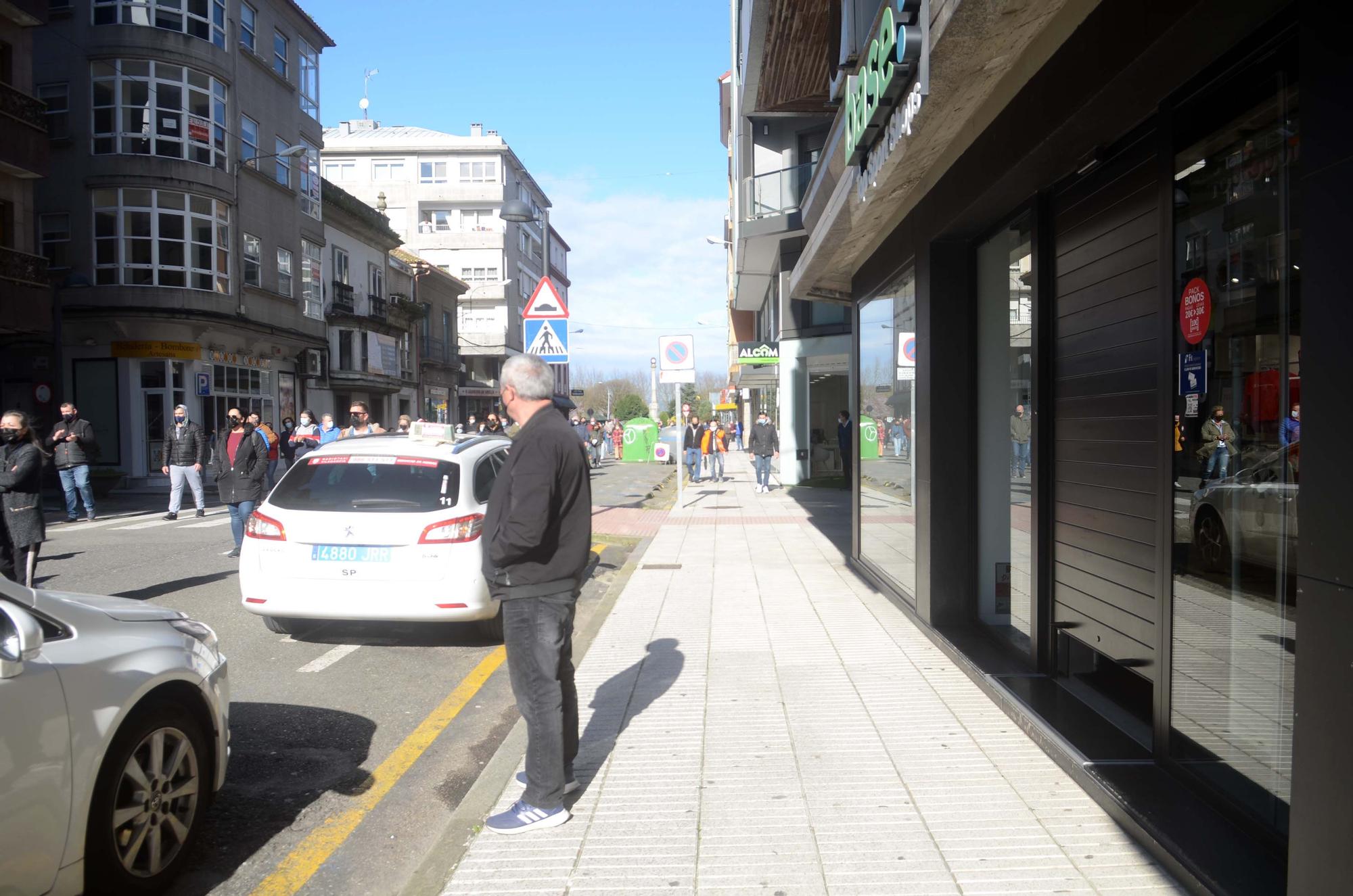 Manifestación masiva de la hostelería en Vilagarcía