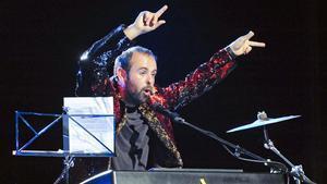 Peyu, en uno de sus espectáculos