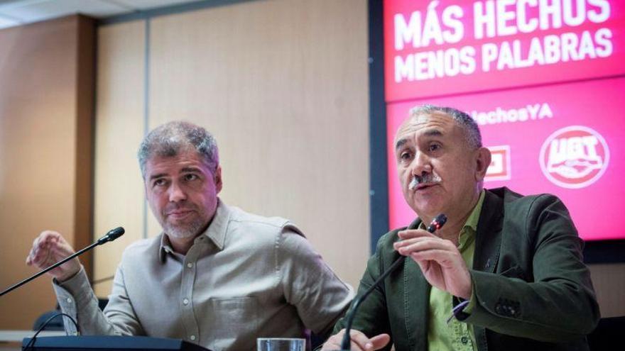 CCOO y UGT: &quot;No ha habido una negociación real para derogar la reforma laboral&quot;