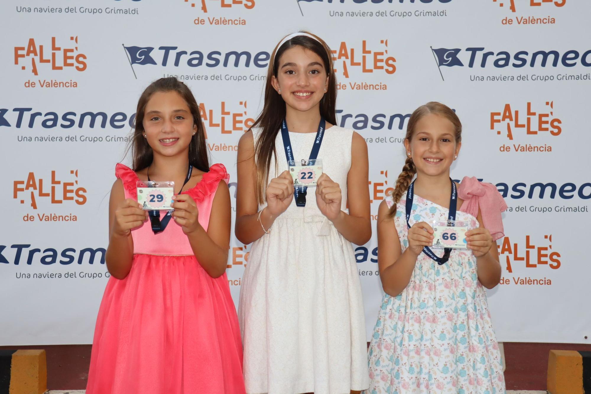 Los "números de la suerte" de las candidatas a Fallera Mayor Infantil de València 2025