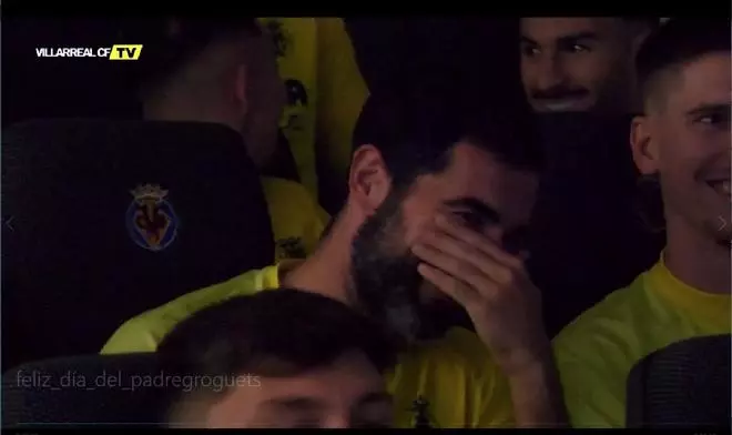 Vídeo | La ingeniosa felicitación en el 'Día del Padre' para los jugadores del Villarreal