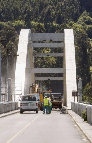 Obras en Puente de O Pedrido