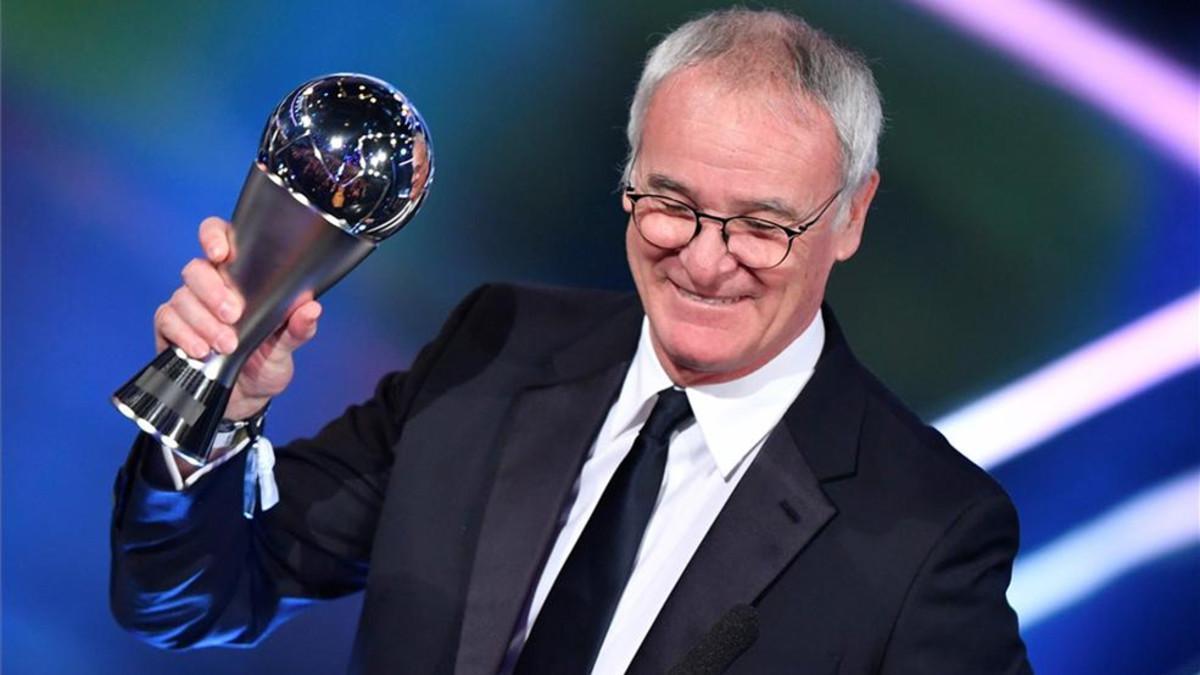 Ranieri, galardonado en la última gala del The Best