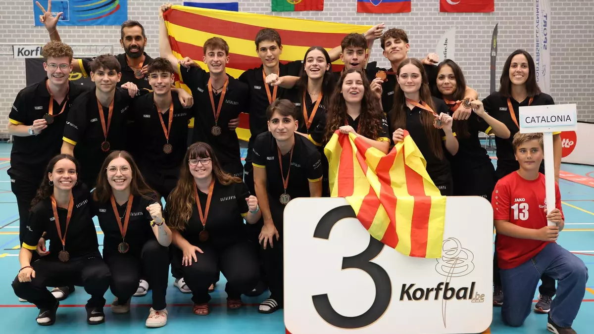 Catalunya aconsegueix la medalla de bronze a l’Europeu Sub-21 de Korfbal 2025